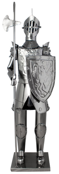 BRUBAKER Wine Bottle Holder 'Knight' - Table Top Metal Sculpture