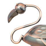 BRUBAKER Wine Bottle Holder 'Flamingo' - Table Top Metal Sculpture