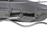 BRUBAKER Wine Bottle Holder 'Motor Boat' - Table Top Metal Sculpture - with Greeting Card
