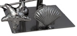 BRUBAKER Wine Bottle Holder 'Surfer' - Table Top Metal Sculpture