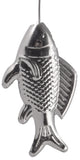 BRUBAKER Wine Bottle Holder 'Smiling Fisherman' - Table Top Metal Sculpture - with Greeting Card