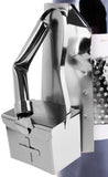 BRUBAKER Wine Bottle Holder Nurse - Metal Sculpture Bottle Stand - 9.1 Inches - Wine Gift Also for Health Nurse Nurse - with Greeting Card