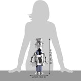 BRUBAKER Wine Bottle Holder Nurse - Metal Sculpture Bottle Stand - 9.1 Inches - Wine Gift Also for Health Nurse Nurse - with Greeting Card