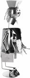 BRUBAKER Wine Bottle Holder Nurse - Metal Sculpture Bottle Stand - 9.1 Inches - Wine Gift Also for Health Nurse Nurse - with Greeting Card
