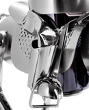 BRUBAKER Wine Bottle Holder Rider - Metal Sculpture Bottle Stand - 16.9 inches Metal Figure Wine Gift for Horse and Equestrian Fans with Greeting Card