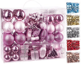 BRUBAKER 77-Piece Set Christmas Tree Decorations - Baubles - Tree Ornaments