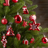 BRUBAKER 77-Piece Set Christmas Tree Decorations - Baubles - Tree Ornaments