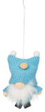 BRUBAKER 8-Piece Set Wooden and Knitted Christmas Gnomes - Tree Ornaments Pendants - 3.5 Inches - in Gift Box