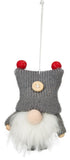 BRUBAKER 8-Piece Set Wooden and Knitted Christmas Gnomes - Tree Ornaments Pendants - 3.5 Inches - in Gift Box