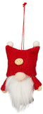 BRUBAKER 8-Piece Set Wooden and Knitted Christmas Gnomes - Tree Ornaments Pendants - 3.5 Inches - in Gift Box