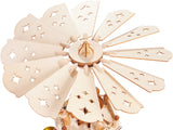 BRUBAKER Christmas Pyramid - 18 Inches - 3 Tier Carousel - Wooden Rotating Christmas Decoration Nativity Play - Hand-Painted Figures - Designed in Germany