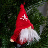 BRUBAKER 10-Piece Set Christmas Gnome Made of Wood and Rope - Tree Pendant Christmas Gnome Gnome - Christmas Pendant About 4 Inches - Christmas Gnome in Gift Box