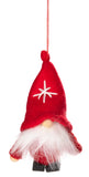 BRUBAKER 10-Piece Set Christmas Gnome Made of Wood and Rope - Tree Pendant Christmas Gnome Gnome - Christmas Pendant About 4 Inches - Christmas Gnome in Gift Box