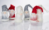 BRUBAKER 6-Piece Set Christmas Gnomes Made of Wood and Knit - Tree Pendant Santa Claus Gnomes - 3.5 Inches Tree Decoration Christmas Gnome in Gift Box
