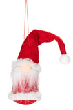 BRUBAKER 6-Piece Set Christmas Gnomes Made of Wood and Knit - Tree Pendant Santa Claus Gnomes - 3.5 Inches Tree Decoration Christmas Gnome in Gift Box