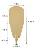 Full Replacement Kit for 18"/24" Natural Pyramid - 12 Fans, 6 Candle Holder, Fan Blades Holder, Nub and 20 Red Candles