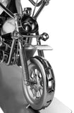 BRUBAKER Nuts and Bolts Sculpture Motorcyclist - Handmade Iron Figure Metal Man - Metal Figure Gift for Motorcycle Fans