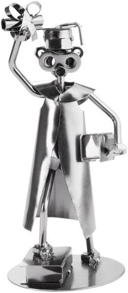 BRUBAKER Schroefman Visser in Boot - Handgemaakte IJzer Figuur Metalman Vissen - Metalen Cijfer Gift Idee voor Vissers en Vissers BRUBAKER Schroefman Visser in Boot - Handgemaakte IJzer Figuur Metalman Vissen - Metalen Cijfer Gift Idee voor Vissers en Vissers