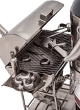 BRUBAKER Wine Bottle Holder "Barbecue" - Metal Sculpture - Wine Rack Decor - Tabletop - With Greeting Card