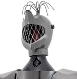 BRUBAKER Wine Bottle Holder "Knight" - Metal Sculpture - Wine Rack Decor - Tabletop - With Greeting Card