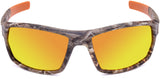 BRUBAKER Polarized Sunglasses - Camouflage - for Fishing, Hunting, Cycling & Outdoor Sports - UV400 Protection - Camo Frame for Men and Women - Colored Lenses