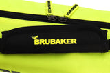 BRUBAKER XC Touring Cross-Country Ski Bag For 1 Pair of Skis and 1 Pair of Poles - Neon Yellow / Black
