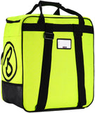BRUBAKER Set of Ski Bag and Boot Bag Carver Champion - For 1 Pair of Skis + Poles + Boots + Helmet - Neon Yellow / Black