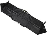 BRUBAKER Set of  Cross-Country Ski Bag and Boot Bag XC Touring Champion - For 1 Pair of Skis + Poles + Boots + Helmet -  Black / Neon Yellow