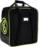 BRUBAKER Set of Ski Bag and Ski Boot Bag Carver Champion - For 1 Pair of Skis + Poles + Boots + Helmet -  - Black / Neon Yellow