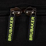 BRUBAKER Set of Ski Bag and Ski Boot Bag Carver Champion - For 1 Pair of Skis + Poles + Boots + Helmet -  - Black / Neon Yellow