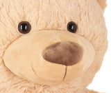 BRUBAKER XXL Teddy Bear 40 Inches - Soft Toy - Plush Cuddly Toy - Lovely Gift for Kids and Adults - Beige