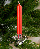 BRUBAKER Tree Candle Holders for Christmas Tree - Gold or Silver - Traditional Vintage Candle Holders with Clip