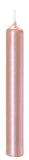 BRUBAKER Tree Candles - Pack of 20 - Rose Gold - 3¾ x ½ Inches - Made in Europe - Christmas Wax Candles for Pyramids, Carousels & Chimes