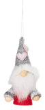 BRUBAKER 6-Piece Set Decoration Heart Gnomes Pendant Made of Wood and Knit - Tree Pendant Christmas - Valentine’s Day Gift Pink Red - Tree Ornament or Heart Decoration in Gift Box