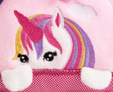 BRUBAKER Rainbow Plush Unicorn in Handbag - 8 Inches - Soft Toy in Bag - Cuddly Toy - Stuffed Animal - Pink