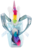 BRUBAKER Rainbow Plush Unicorn in Handbag - 8 Inches - Soft Toy in Bag - Cuddly Toy - Stuffed Animal - Pink