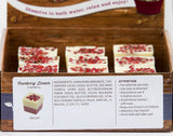 BRUBAKER "Cranberry Dream (Cranberry)" Bath Melts 12pcs /Box  - Vegan - Organic - Handmade