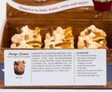 BRUBAKER "Orange Dream (Hot Cinnamon Chocolate)" Bath Melts 12pcs /Box  - Vegan - Organic - Handmade