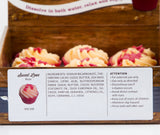 BRUBAKER "Sweet Love (Rose)" Bath Melts 12pcs /Box  - Vegan - Organic - Handmade