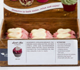 BRUBAKER "Sweet Kiss (Cranberry)" Bath Melts 12pcs /Box  - Vegan - Organic - Handmade
