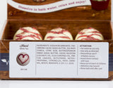 BRUBAKER "Heart (White Tea)" Bath Melts 12pcs /Box  - Vegan - Organic - Handmade