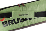 BRUBAKER Carver Performance Ski Bag for 1 Pair of Skis and Poles - Green Black