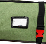 BRUBAKER Carver Performance Ski Bag for 1 Pair of Skis and Poles - Green Black