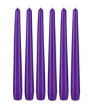 BRUBAKER 10 Inch Taper Candles - Dripless & Unscented - Made in Europe - 7.5 Hour Burn Time - Colored Wax Candles Perfec