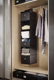 Leifheit Hanging Shelf, 49 x 11.8 x 11.8 Inches, Black