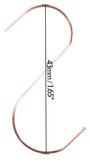 BRUBAKER Multipack Ornament Hooks - S-Hook Ball Hangers for Christmas Balls and Tree Decorations - Metal Decorating Hang