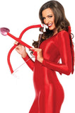 Leg Avenue Women's One Size Costume Accessory Kit with Wings, Bow and Arrow, Valentine Cupid Red