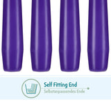 BRUBAKER 10 Inch Taper Candles - Dripless & Unscented - Made in Europe - 7.5 Hour Burn Time - Colored Wax Candles Perfec