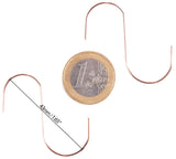 BRUBAKER Multipack Ornament Hooks - S-Hook Ball Hangers for Christmas Balls and Tree Decorations - Metal Decorating Hang