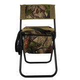 BRUBAKER Outdoor Folding Chair with Bag and Backrest - Comfortable and Portable Camping Chair for Fishing, Hunting, Hiki